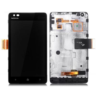 China Original Black 4.3 Inch Nokia Lumia 900 LCD Screen Digitizer Touch Screen for sale