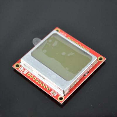 China Nokia 5110 LCD module for Arduino With White Backlight Red PCB For Arduino for sale