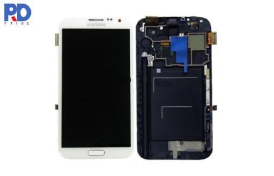 China White HD Samsung Note 2 LCD Screen Replacement , 5.5 inch Super Amoled Screen for sale