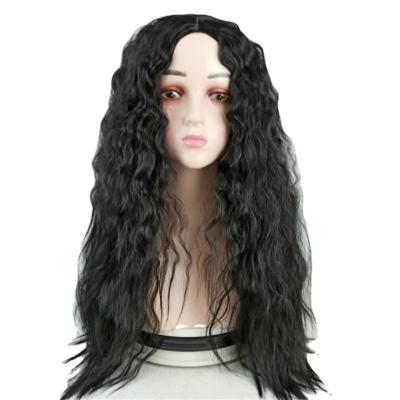 China Other Explosive Head Full Hd Corn Perm Wigs Hair Lace Front Wig Black Wave Headband For Black Women for sale