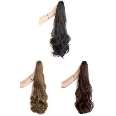 China Other New Wig Long Curly Hair Female Explosion Head High Temperature Silk Small Volume For Black Women for sale