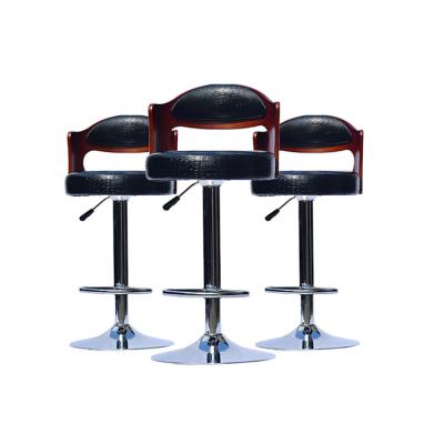 China Modern Popular Cheap Custom Furniture Bar Stool Leather Metal for sale