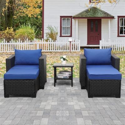 China Eco-friendly\UV Resistant\Water Proof\Weather Resistant Garden Furniture Set Outdoor Rattan Furniture Set for sale