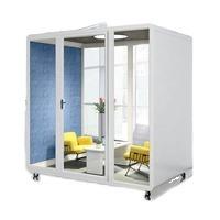 China Modular Private Sound Proof Sound Box Booth For Silent Meeting And Phone Call Space For Office for sale