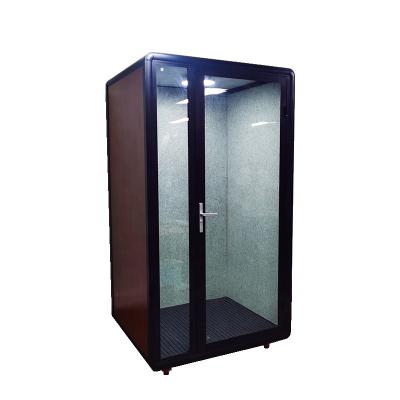 China Modular Professional Privacy Studio Booth Isolation Office Telephone Booth Acoustic Soundproof for sale