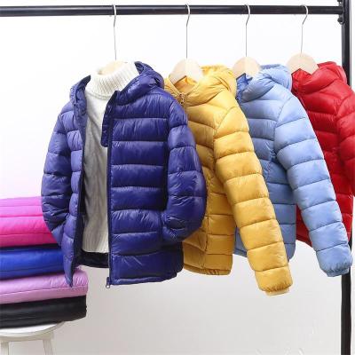 China 2-13 Years Warm Breathable Children Jackets Winter Spring Autumn Toddler Coat Outerwear Boys Girls Kids Hood Down Jackets Kids Teenage for sale