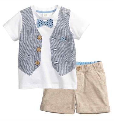 China China Anti-Shrink Selling Fashionable Baby Boy Summer Party Suits And Shorts Clothing Set for sale