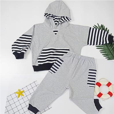 China Hot Selling High Quality Viable 2pcs Kids Hoodies Baby Clothing Kids Set Children's Jogging Costume for sale