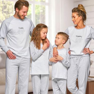 China Sustainable Home Clothes Cozy Family Matching Clothes Casual Sleepwear Family Pajama Set for sale