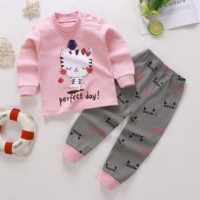 China New Fashion Casual Custom Printing Sports Cloth Toddler Baby Kids Sweater Two-piece Suit Long Sleeves Kid Clothing Set for sale