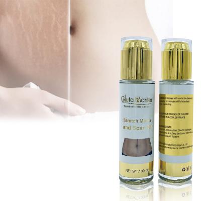 China Moisturizer Gluta Stretch Marks Prime Remover Anti Scar Oil With Collagen Clarify Skin Repair Anti Wrinkle Anti Aging For Pregnant Oils for sale