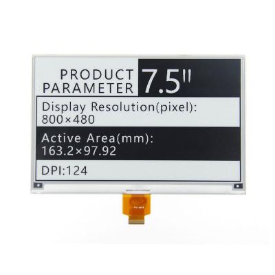 China DKE 7.5 eink display for electronic paper display screen medical nameplate 170.2(H)*111.2(v)*1.2(D) for sale