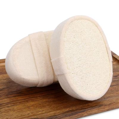 China All Natural 100% Natural Body Scrubber Glove Close Loofah Sponge Exfoliating Loofah Sponge Pads for sale