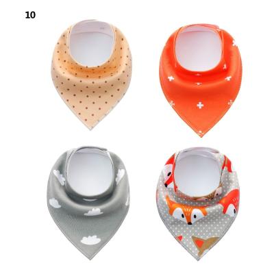 China Hot Sale Fashion Baby Bandana Antibacterial Drool Bibs for sale