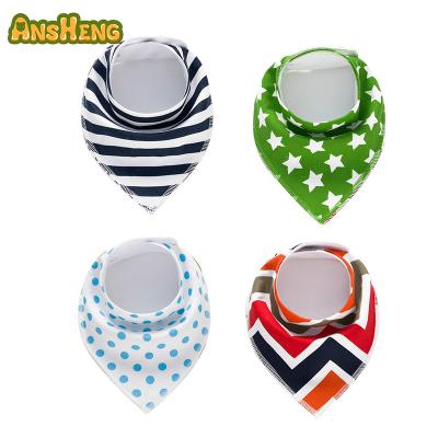 China Antibacterial soft natural cotton unisex baby bib for sale