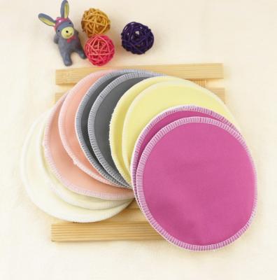 China ABSORBENT Washable Organic Bamboo Breast Pads Reusable Baby Feeding Nursing Pads for sale