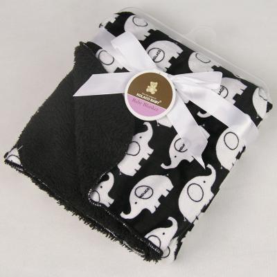 China WARM Factory Price Printed Flannel Baby Fleece Blanket for sale