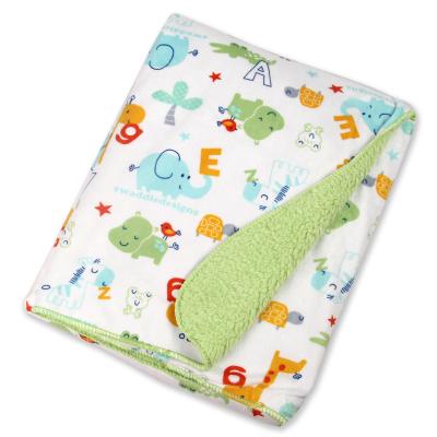 China Cozy 100% Cotton Flannel PASSIVE Baby Receiving Blankets for sale