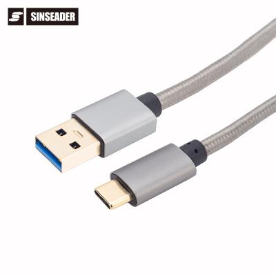 China Fast Charging + Data Transfer Durable Fast Charging USB A to USB C Data Syncing Nylon Braided Cable for Mobile Phone and Laptop for sale