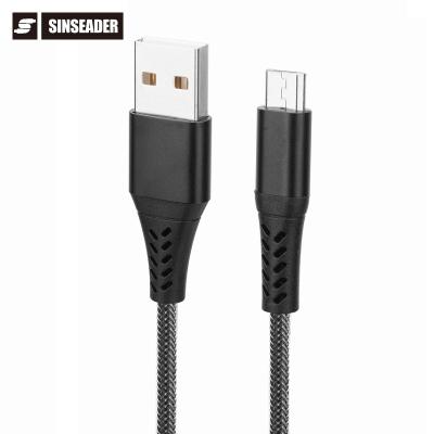 China Fast Charging + Data Transfer Nylon Braided Micro USB High Speed ​​Data Syncing Fast Charging Micro USB Cable For Mobile Phone for sale