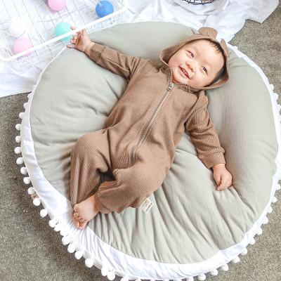 China Newborn Infant Zipper Onesie Pajamas Jumpsuit Cotton Baby Romper Clothes for Baby Boys Girls for sale