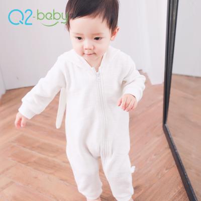 China Q2-baby Wholesale China Factory OEM Animal Hood Baby Toddler Romper With Zipper for sale