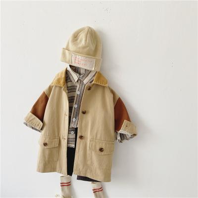 China Baby Classical Newborn Hooded Jacket Coat Long Style cotton O-Neck Embroidered for sale