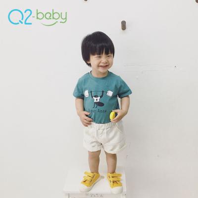 China Q2-Baby Kids Summer Infant T Shirt For Toddler Boy Girl Baby Animal Printed for sale