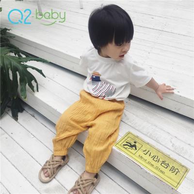 China Q2-baby Wholesale Custom Printing Summer O-Neck Cotton Baby Baby T-Shirts for sale