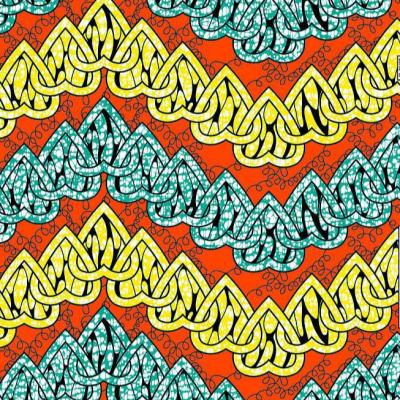 China Anti-Static African Cotton Real Wax Fabric Good Quality 100% Ankara Wax Print Fabric for sale