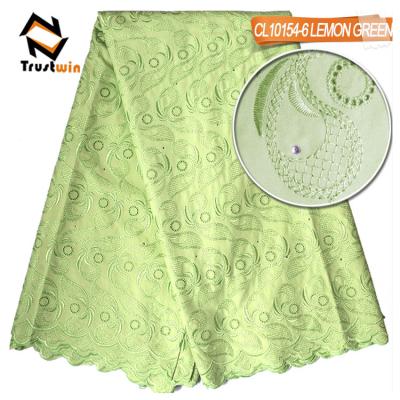 China Sustainable Heavy Swiss Voile CL10145 Voile Lace African Swiss Voile Lace for sale