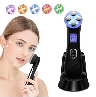 China Skin Tightening Facial Massage Device Mesotherapy Photon EMS RF Light Daily Skin Care LED for sale