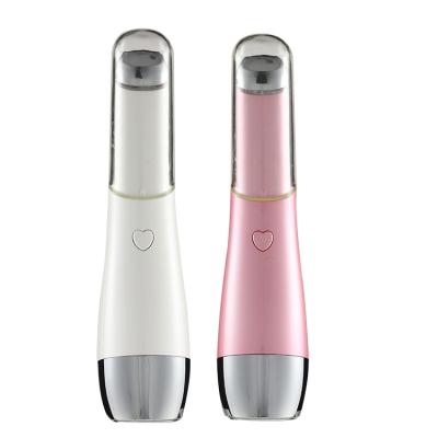 China Wrinkle Remover Vibration Eye Massager Eye Relief Heat Compress Red and Blue Light Beauty Magic Wand for sale