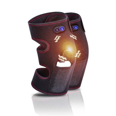 China 2021 Portable Body Wormwood Vibration Knee Pads Brace Strap For Injury Recovery Keep Warm for sale