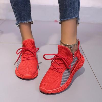 China CUSHIONING Women Sports Coconut Shoes Spring Summer Sneakers Ladies Breathable Mesh Ins Running Woven Shoes for sale