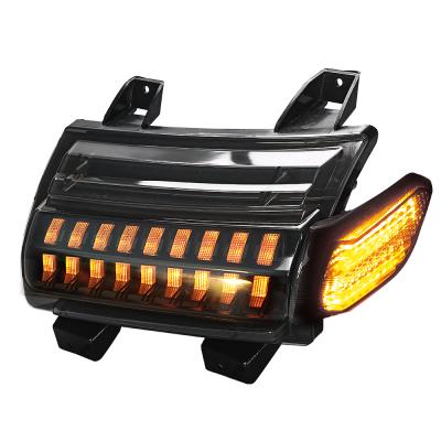 China Durable ABS Plastic JL DRL Side Fender Light Side Markers with White Dual Way DRL Amber Sequential Turn Signal Marker Lamp for Jeep JL for sale