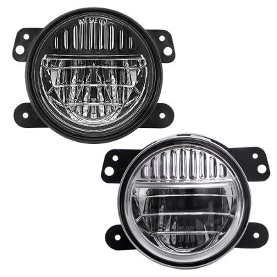 China Hot Selling ODM OEM Cast Aluminum Housing Matrix Led Car Lights Fog Driving Light Led Fog Lights For Jeep Wrangler Jl Jk 2018 2019 for sale