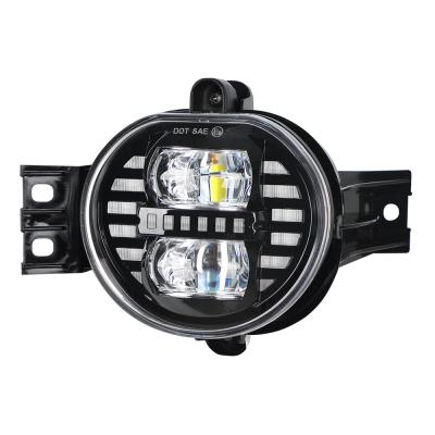 China Auto Part Die-Cast Aluminum Housing Accessories Pair 70W Fog Lights Fog Lights Daytime Running Time Running Bumper Driver-Beam Led Fog Lights For Dodge Ram for sale