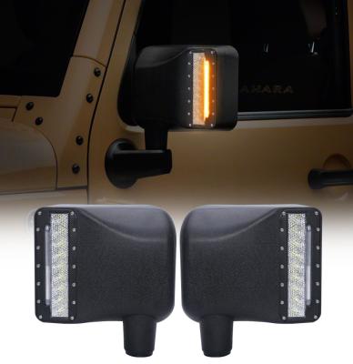 China High Quality Led DRL High Low Beam Loyo Turn Signal Mirror / For Jeep Jl Mirror Amber Light for sale