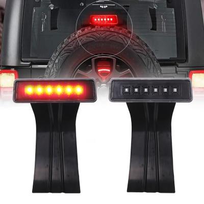 China High quality Loyo 4x4 brake light led brake light 10V-30V smoke and black color led brake light for jeep wrangler 2007+ for sale