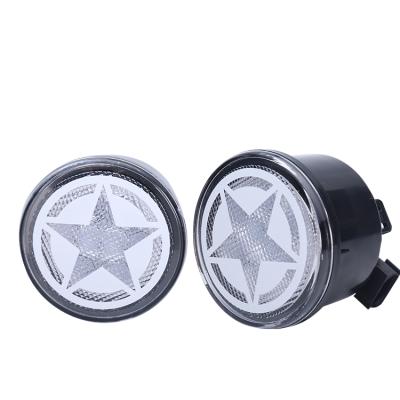 China Automotive Lighting Systems Round Led Turning Light Waterproof IP 67 Led Turning Signal Light For Jeep Wrangler JK 8.8*8.8*7.2CM for sale