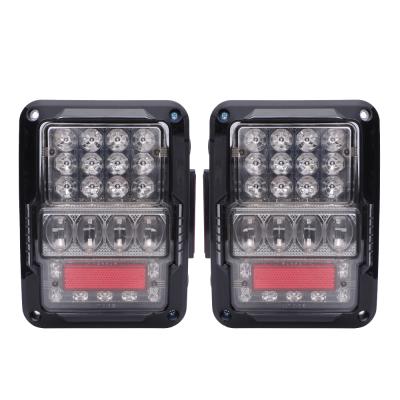 China Newest Euro US Version 30W Jk Reverse Tail Light Auto Reverse Led Back Rear Running Brake Light Led Tail Light For Jeep JK for sale