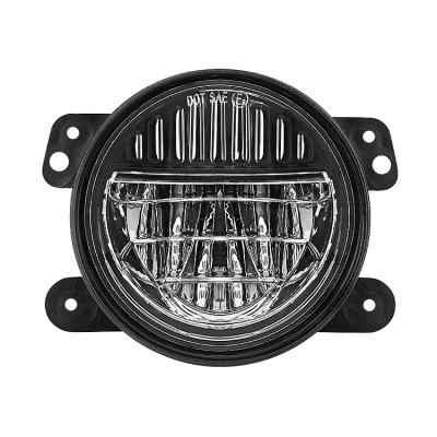 China Housing Loyo Die Cast Aluminum Top Selling Super Bright Fog Lights Built In Rebreather 4 Inch Round Lamp Accessories Led Fog Lights Off Road For Jeep for sale