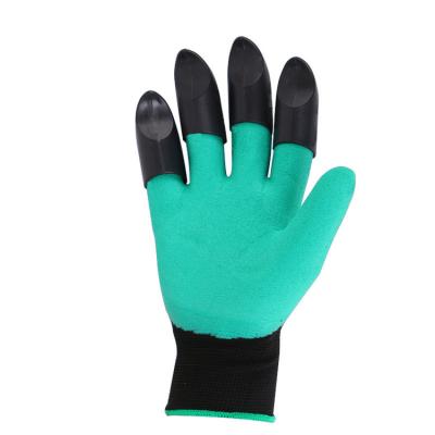 China Kids Wholesale Logo Women Garden Genie With Custom Claw Gardening Digging Planting Floral Gloves for sale