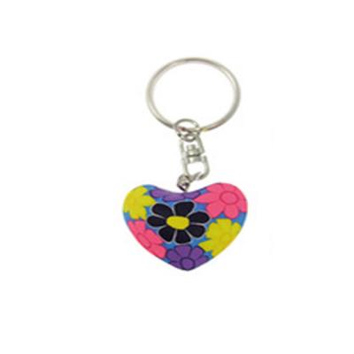 China Europe Clay Key Gift Heart Color Chain Models for sale