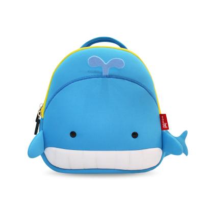 China Lovely Whale Kids Book Bags Preschool Backpack Lightweight for sale