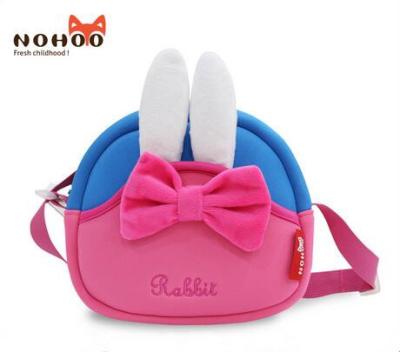 China Pink Cute Rabbit Kids Sling Bag / Waterproof Shoulder Bag for Girls for sale