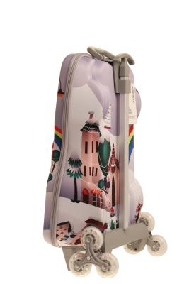 China Eco-Freindly Kids Hard Shell Luggage Wheeled Book Bag Dustproof for sale