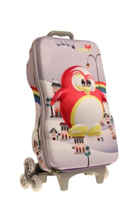 China Recyclable Kids Hard Shell Rolling Luggage / Wheeled Backpack Luggage for sale