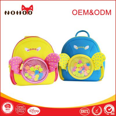 China Child Lovely Neoprene Personalised School Bags / Water Resistant Backpack For Children for sale